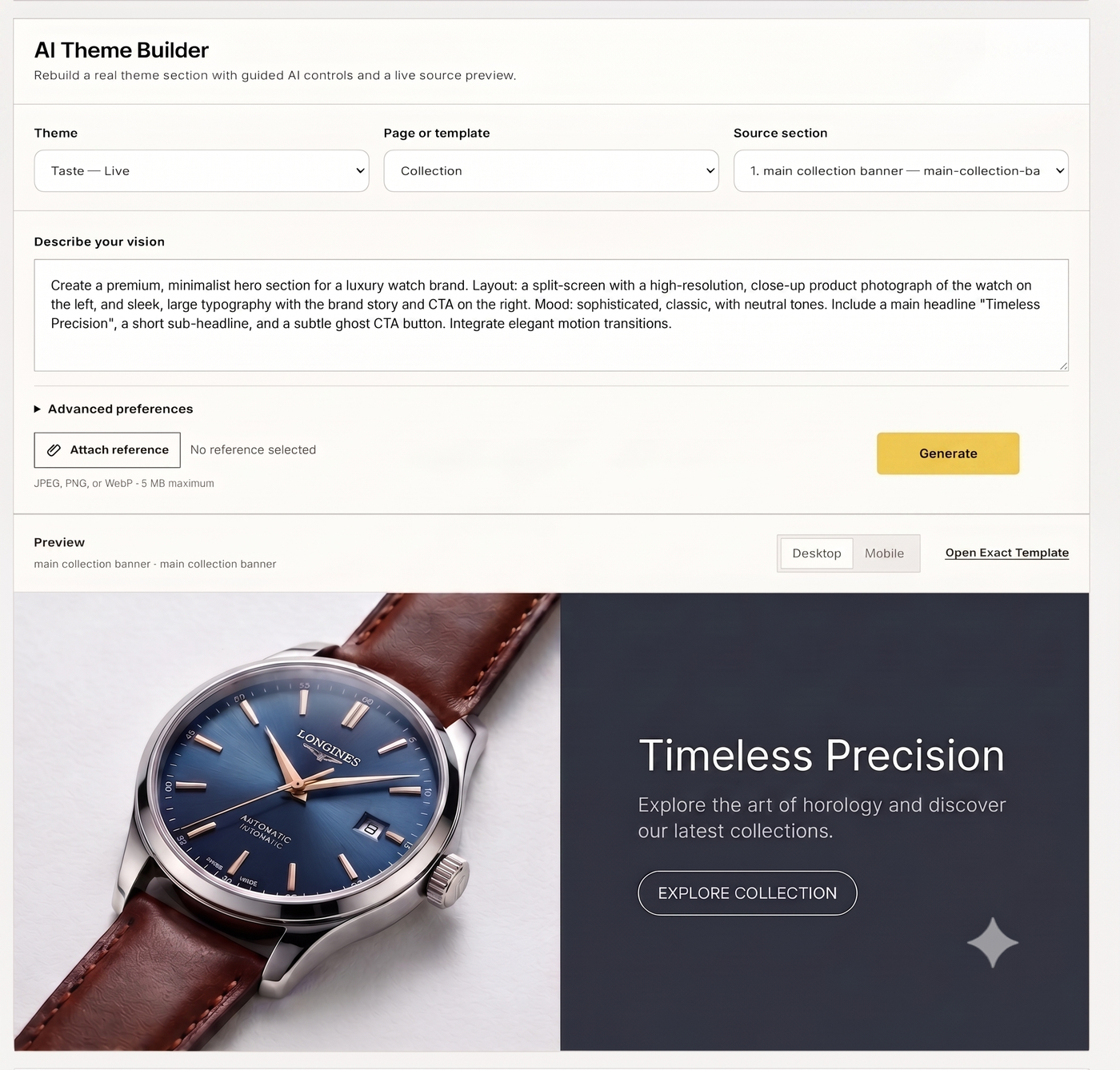 SpeedyCatch workflow UI preview